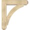 Ekena Millwork Thorton Craftsman Rough Sawn Bracket w/ Offset Brace, Douglas Fir, 8"W x 34"D x 38"H BKT0806X34X38THR04RDF - alternate 4